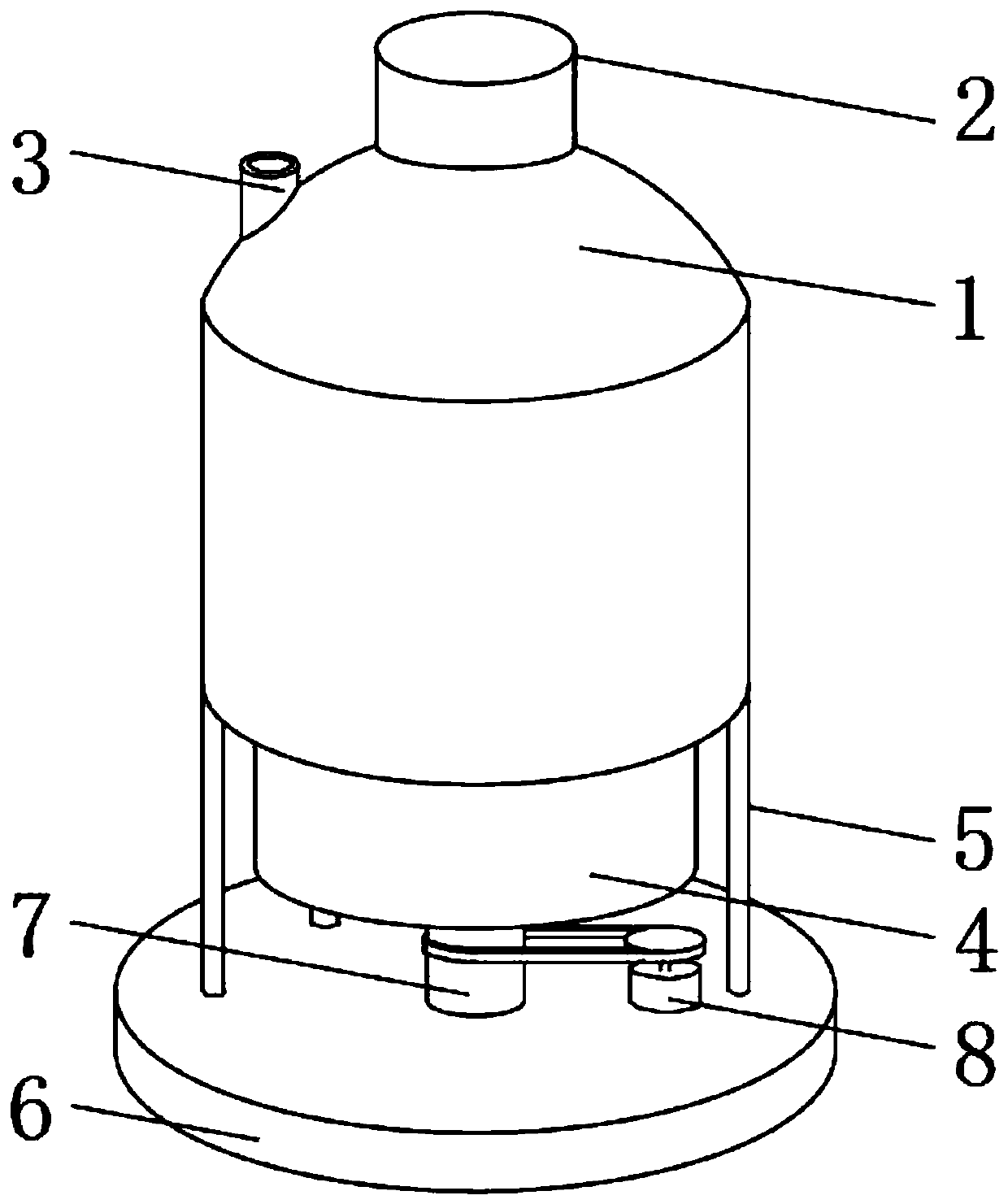 Mortar water retention and heat preservation polymer additive, and preparation method and equipment