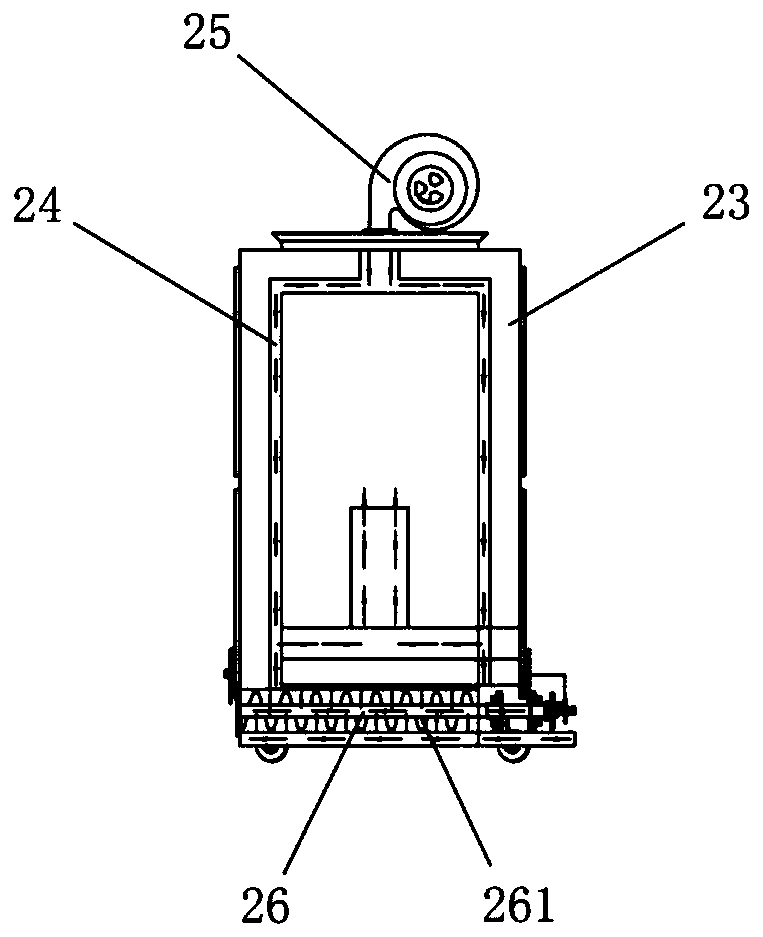 Split type hot blast stove