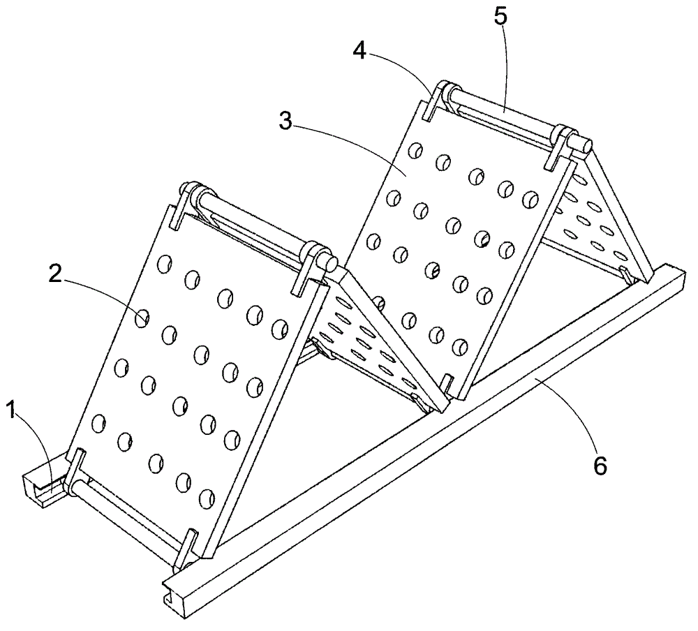 Telescopic plant cultivation frame