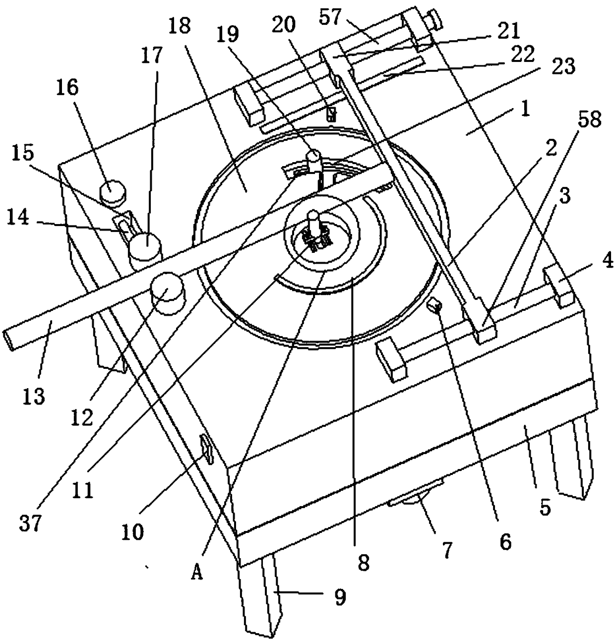 Work method of rebar bending device for building construction