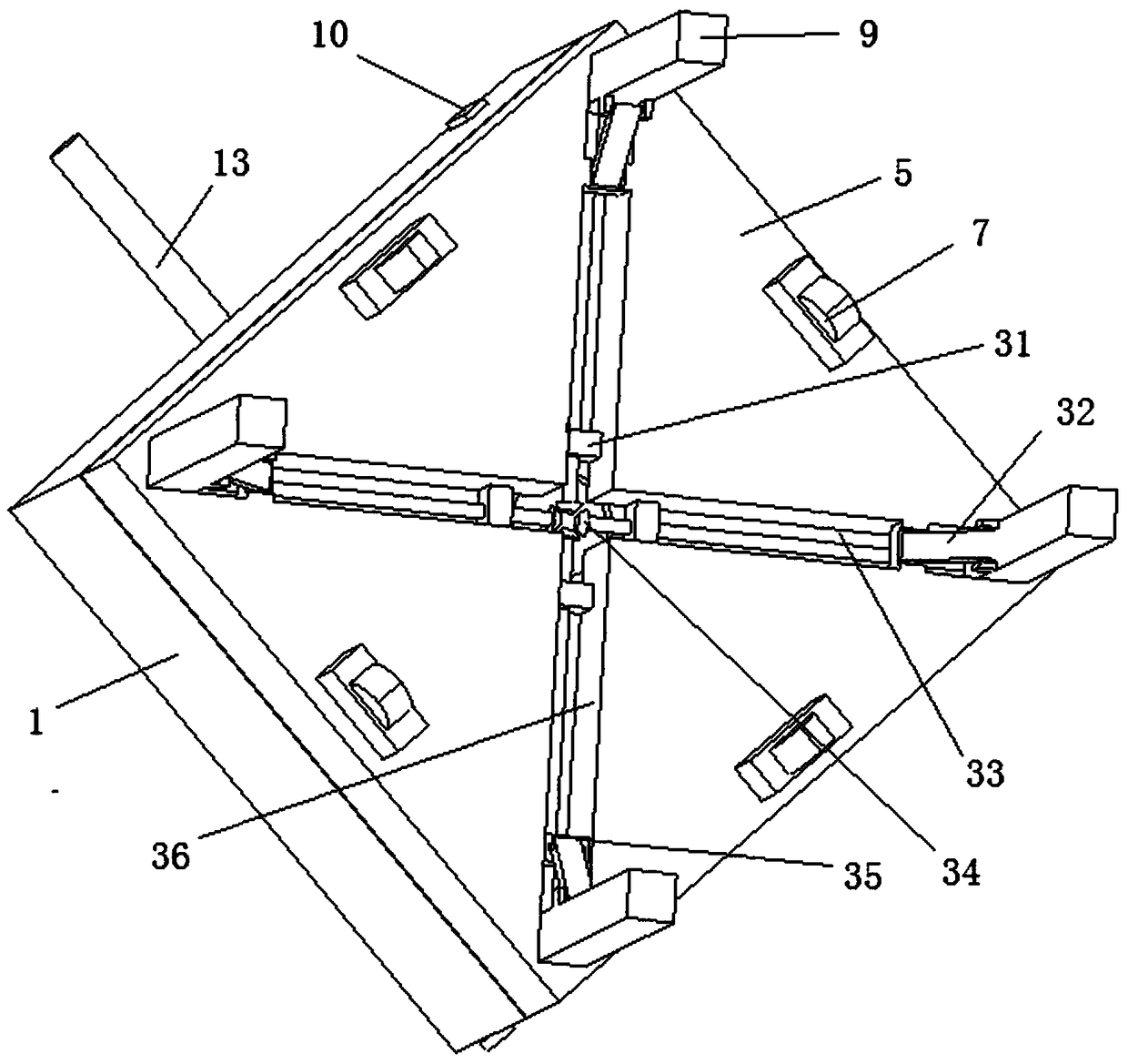 Work method of rebar bending device for building construction