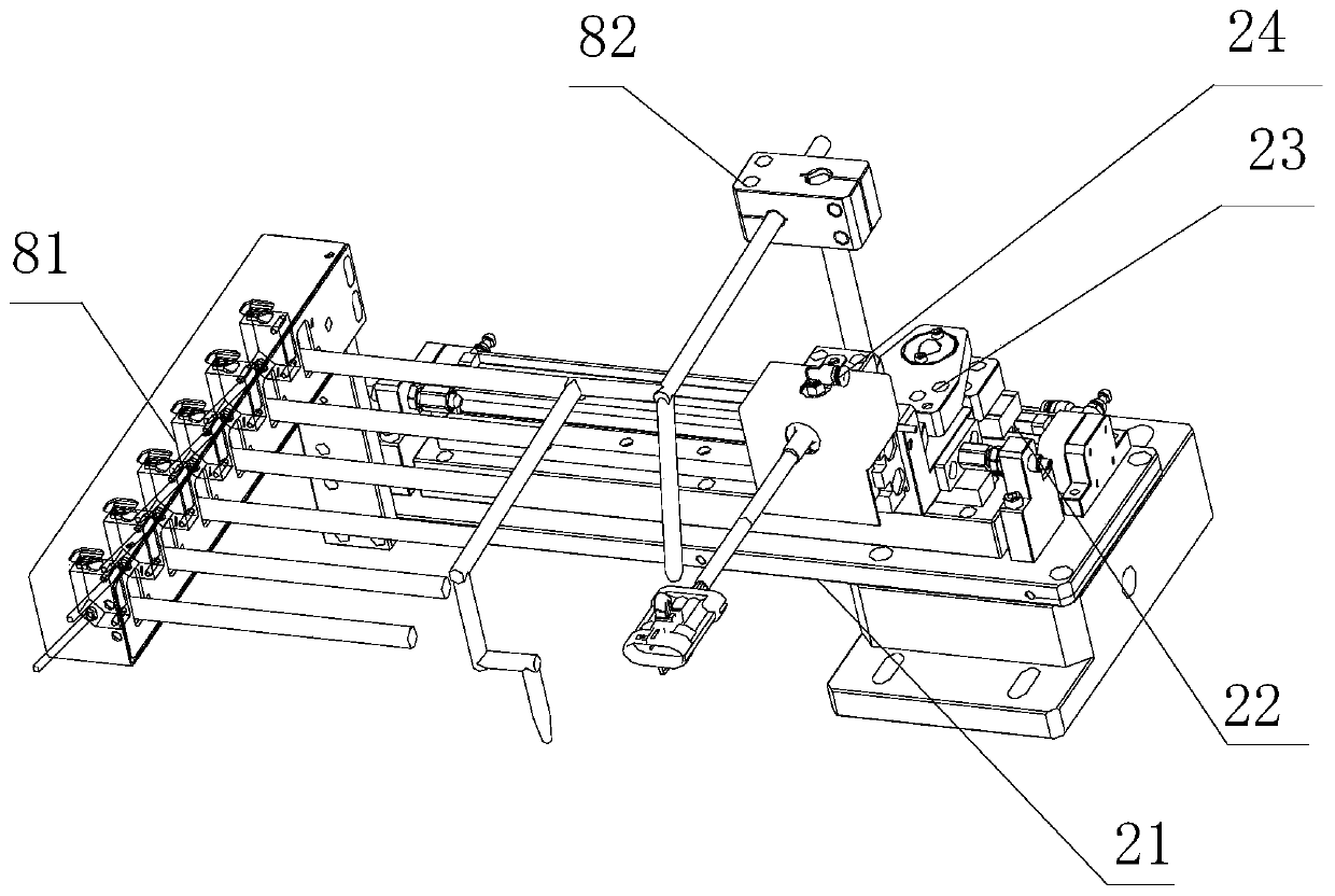 Air-blowing and riveting integrated machine with detecting function