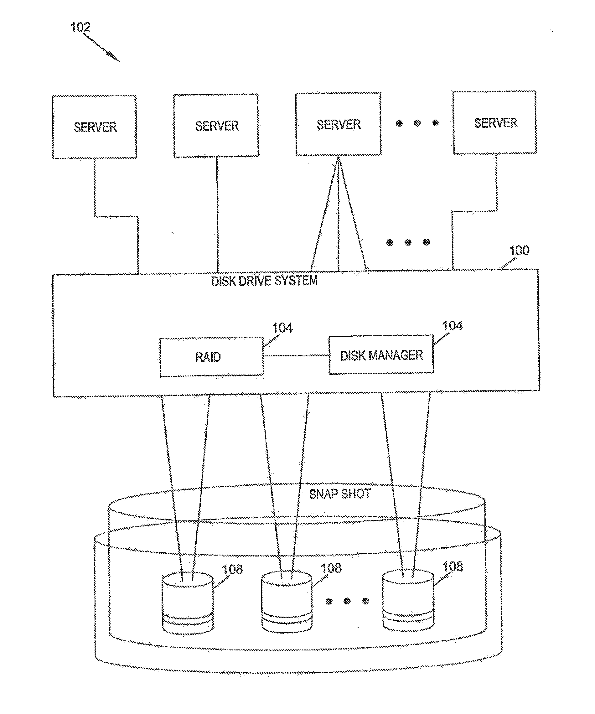 System and method for transferring data between different raid data storage types for current data and replay data