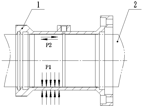 Method for matching mechanical external-extrusion lock sleeves