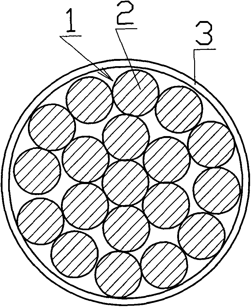 Special alloy-sheathed through earth wire for railway signal system and manufacturing method for special alloy-sheathed through earth wire