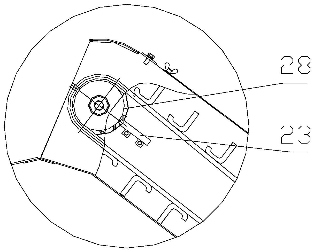 Improved structure of peanut combine harvester