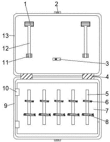 Sampling storage tank for soil pollution treatment