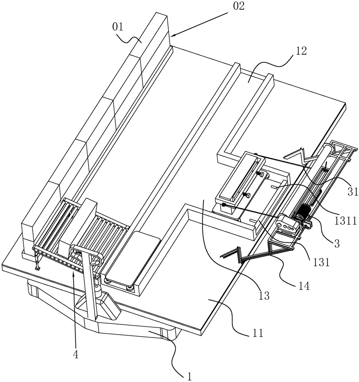 Kerb auxiliary mounting equipment