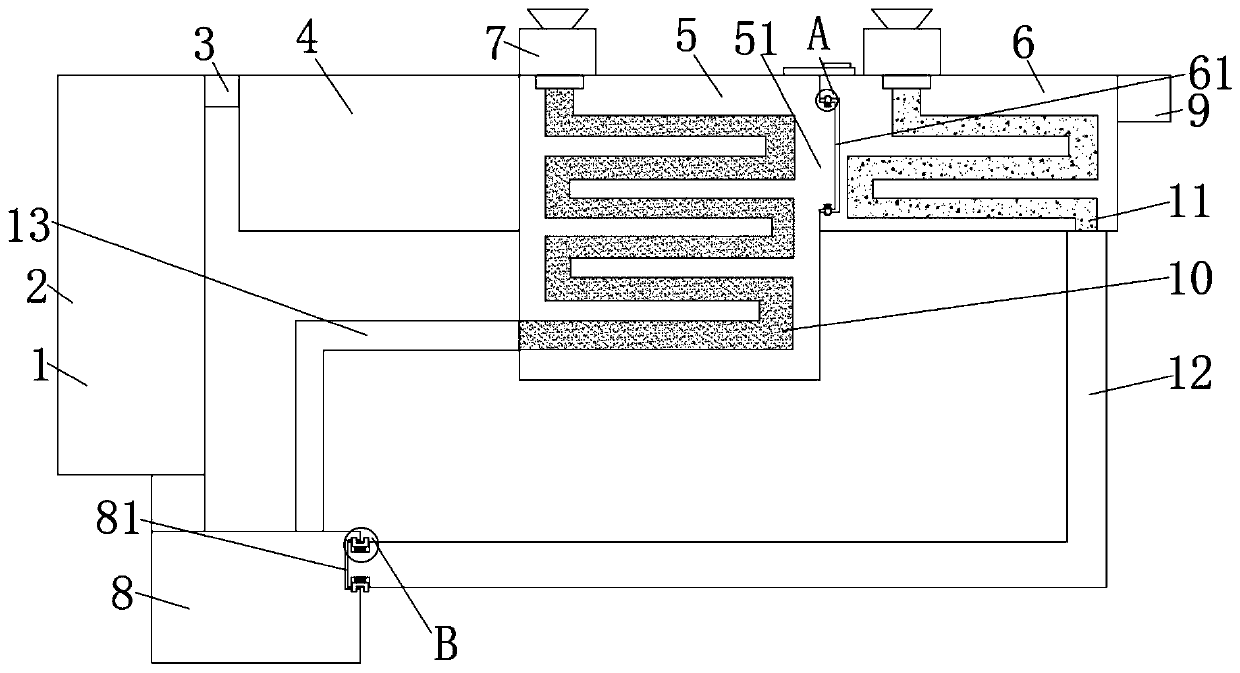 A waste heat recovery device in enameled wire production