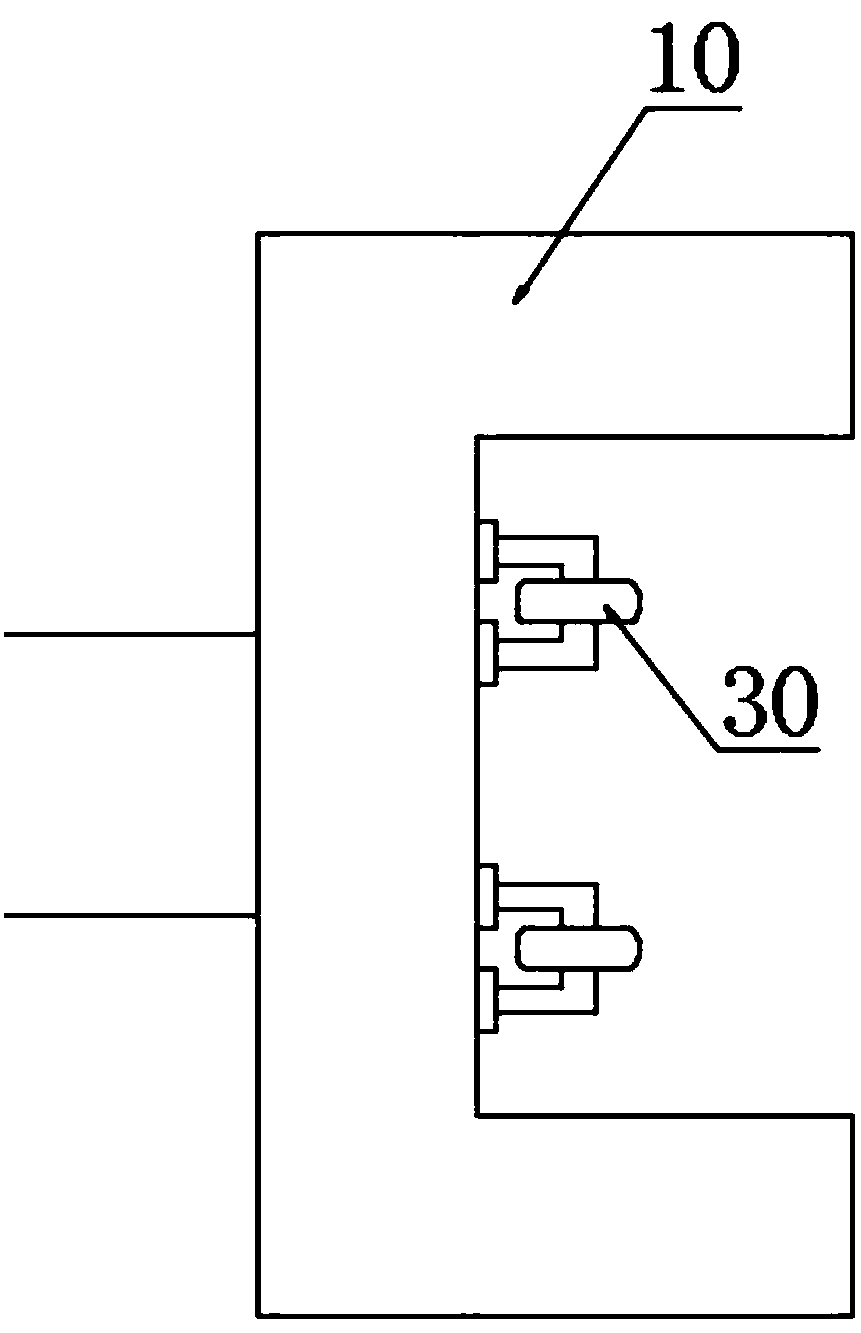 Municipal cement floor laying device