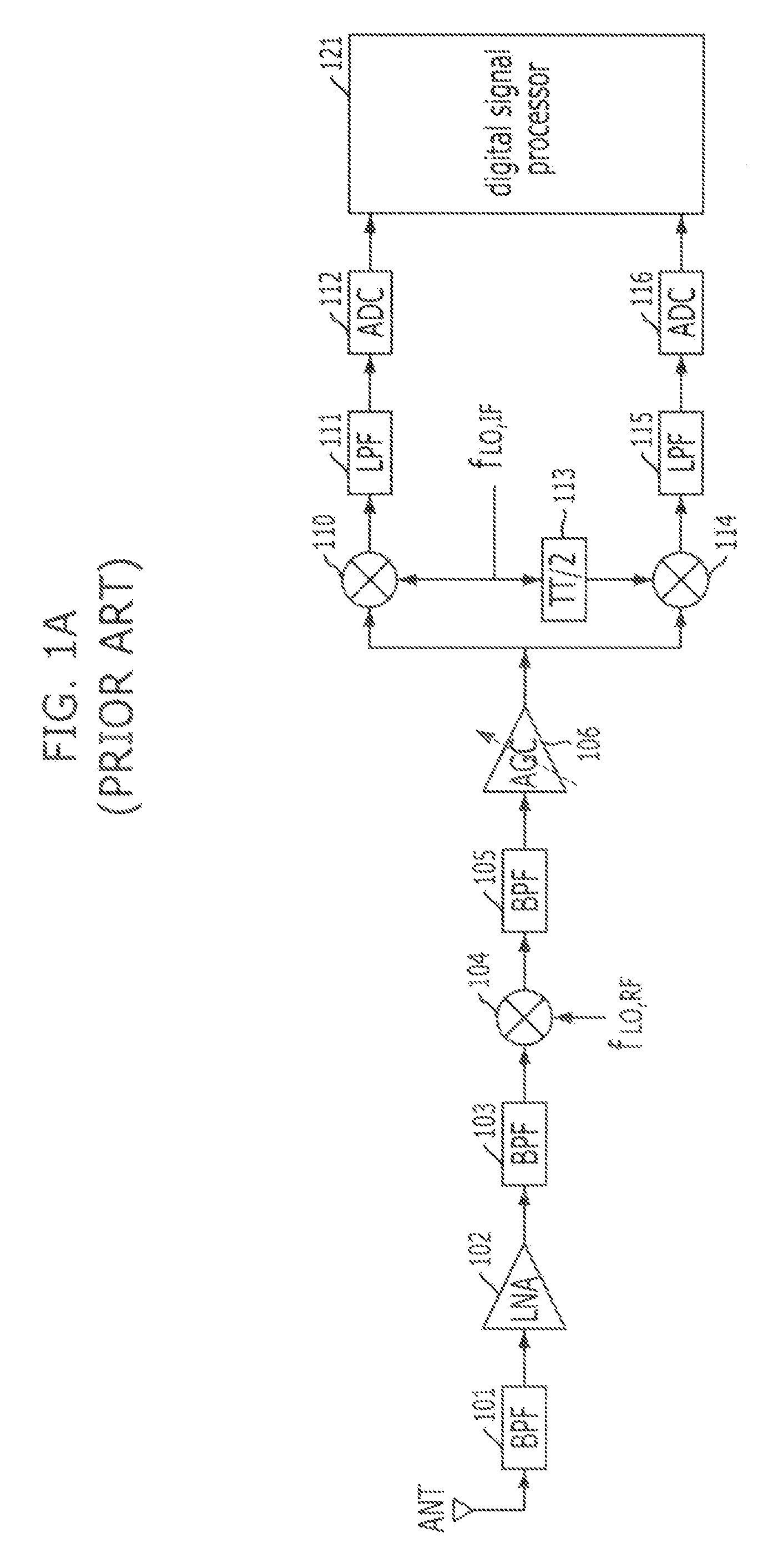 Heterodyne receiver using analog discrete-time signal processing and signal receiving method thereof