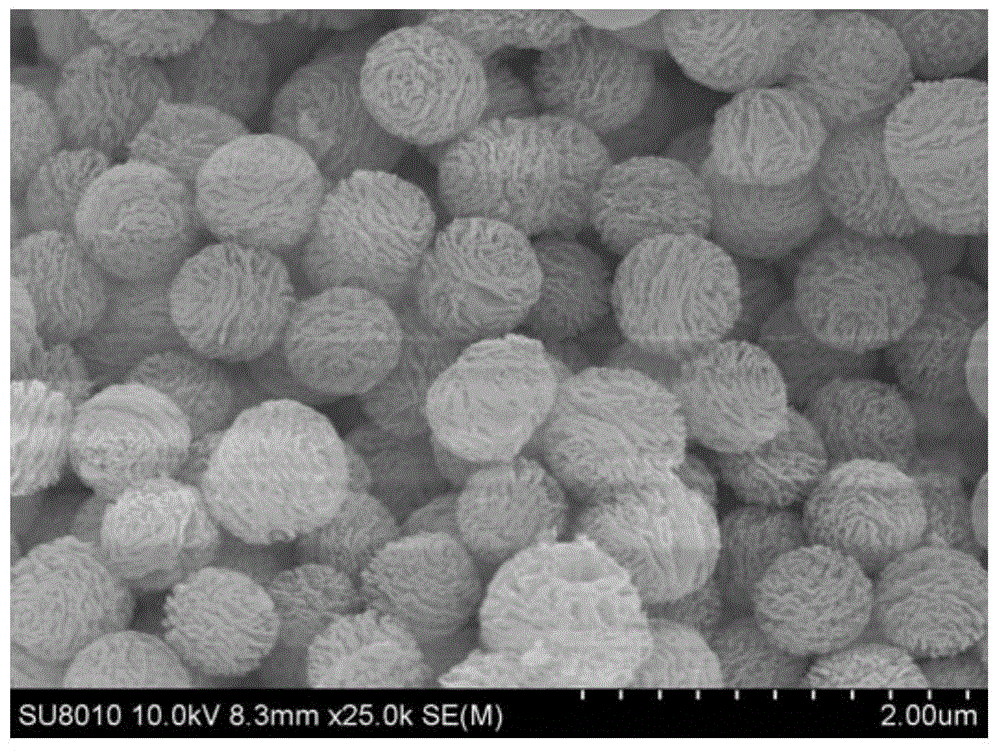 Preparation method for mesoporous silica material