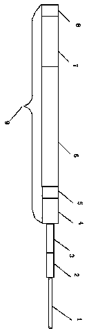 Experimental coiled tubing fracturing tool positioning error measurement system and method