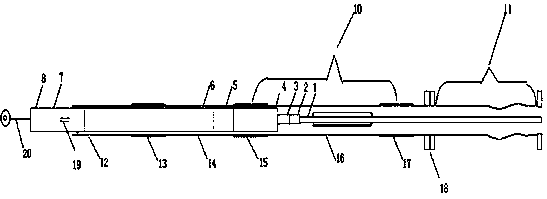 Experimental coiled tubing fracturing tool positioning error measurement system and method