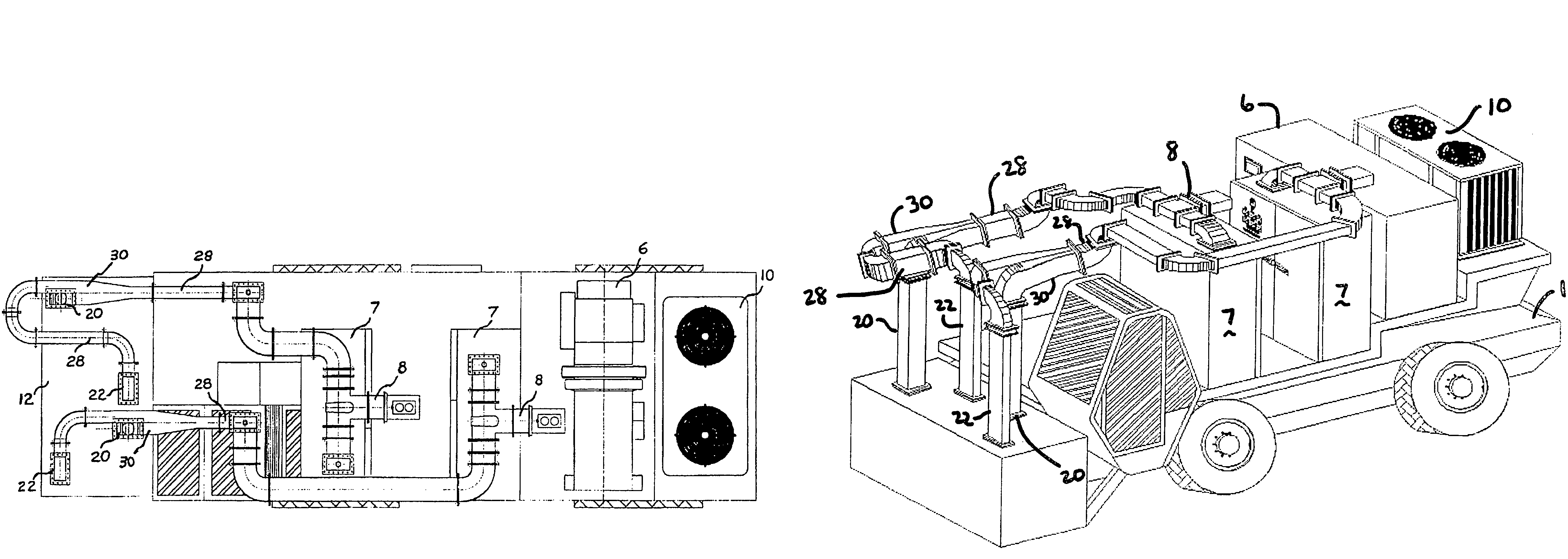 Continuous method and apparatus for microwave-based dryer