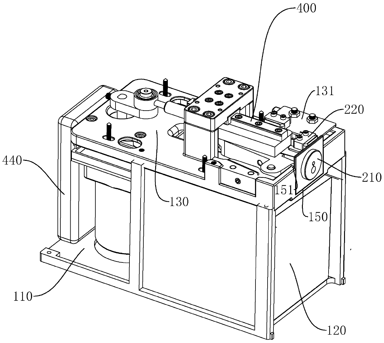 Needle head separating mechanism for automatic needle head separator