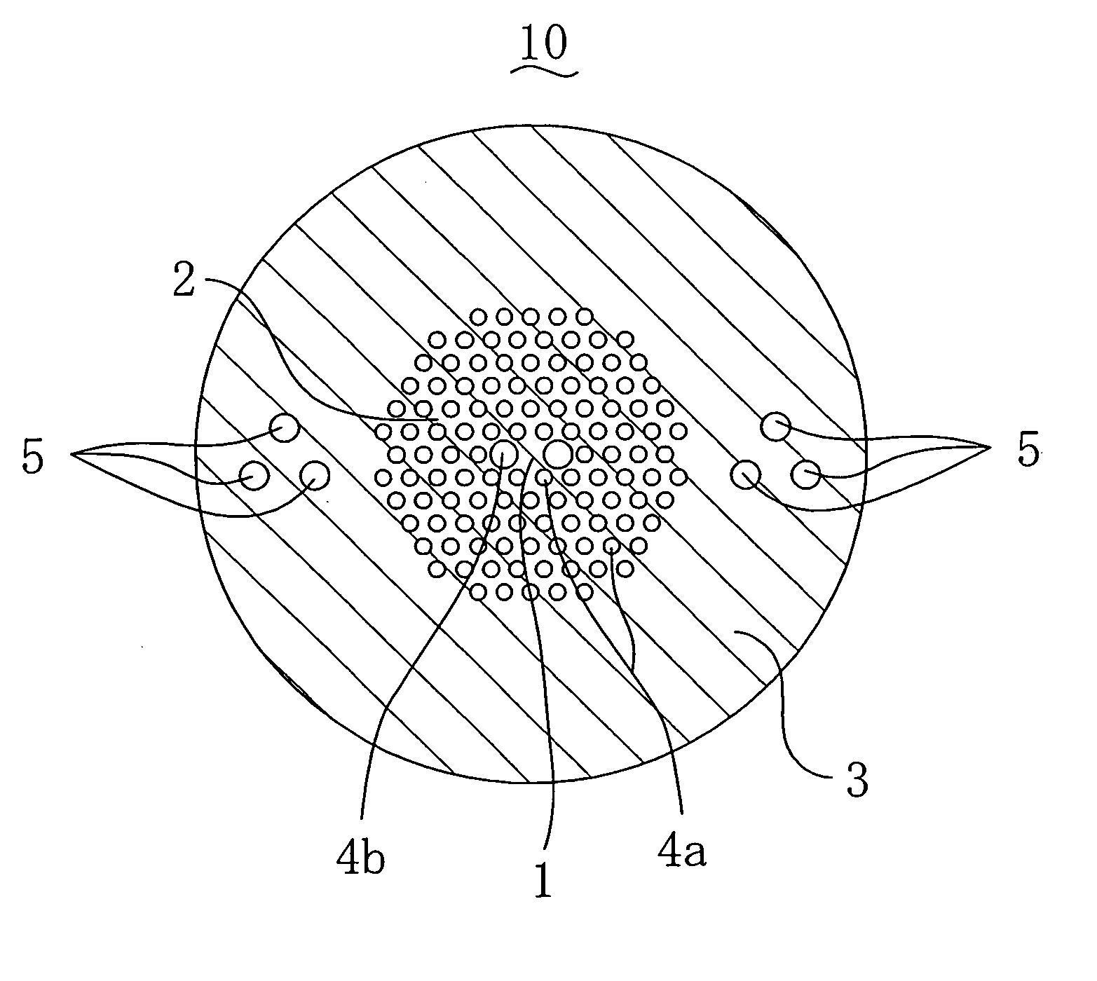 Polarization retaining photonic crystal fiber