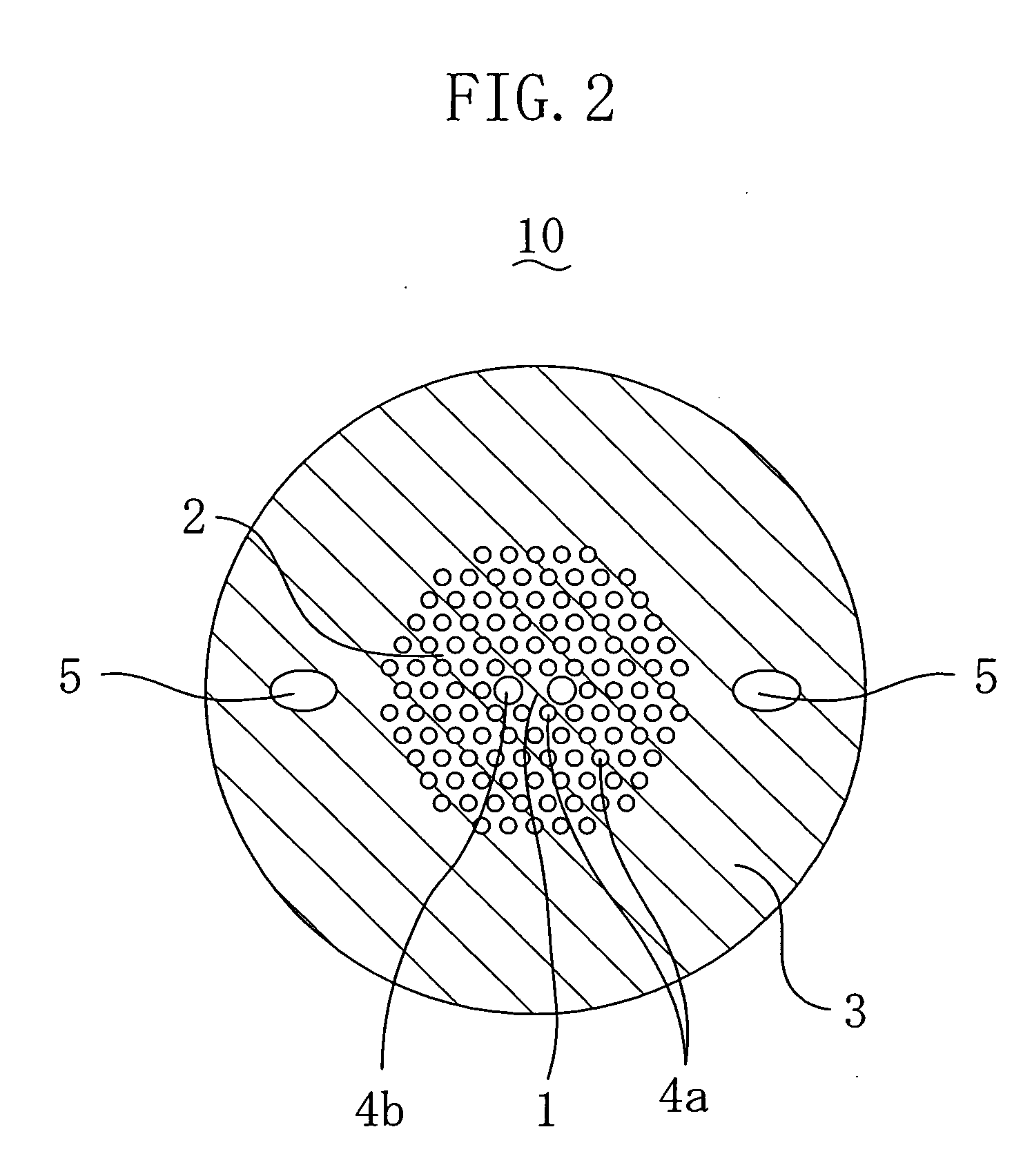 Polarization retaining photonic crystal fiber