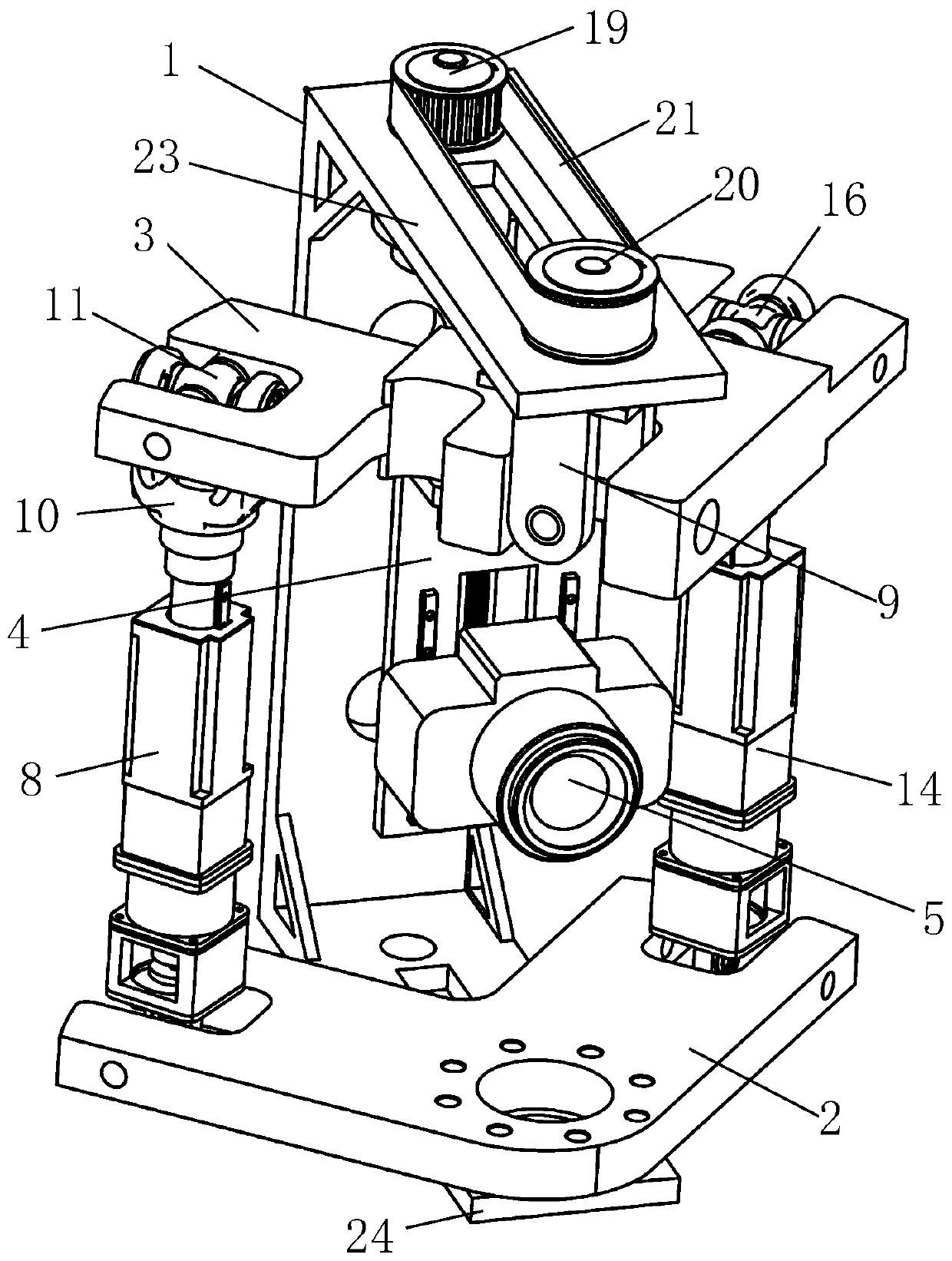 Planet vehicle stabilizing platform