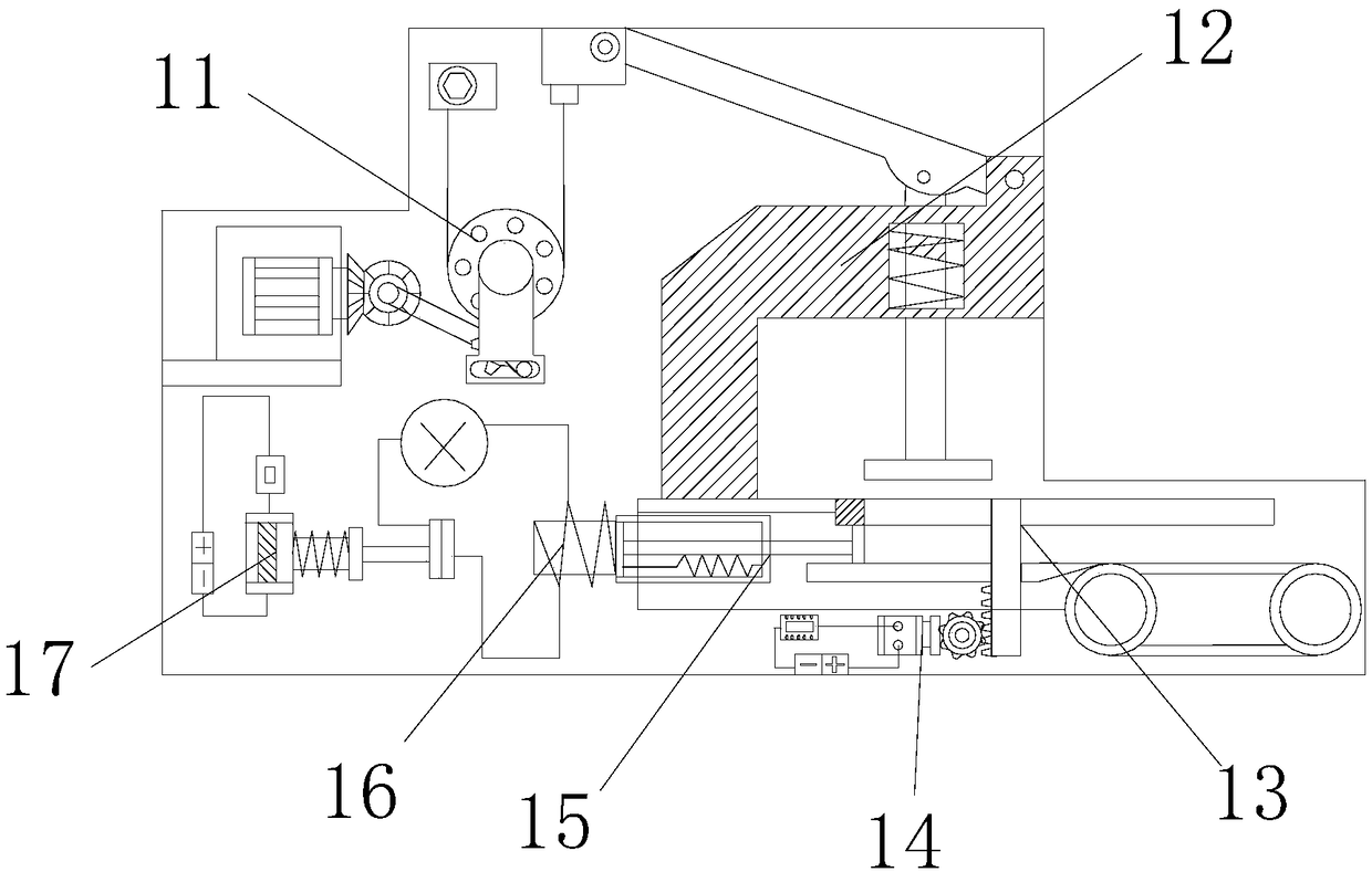 Automatic hair-mounting device for paint brush head