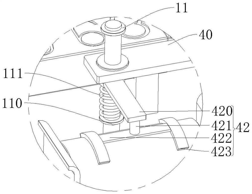 Automatic detection table for electric quantity of energy storage battery