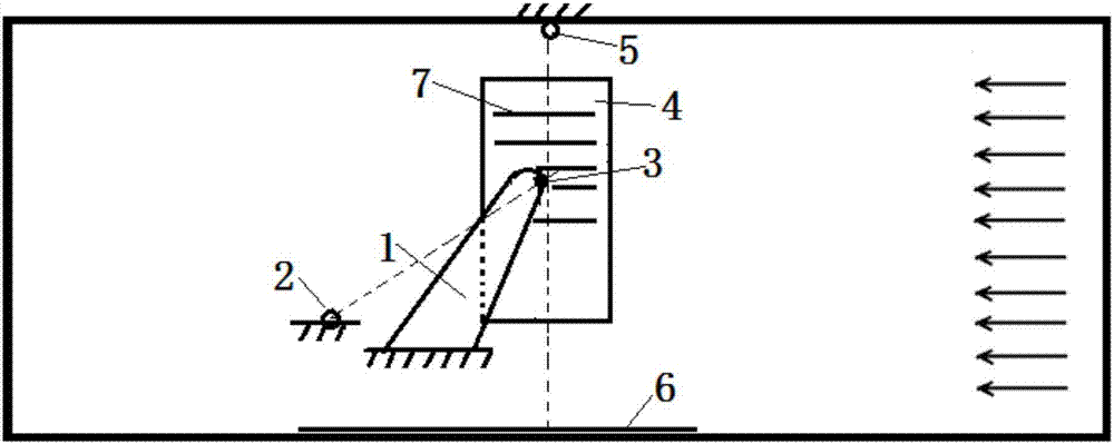 Real-time measurement method of deformation of test piece free end in wind tunnel test