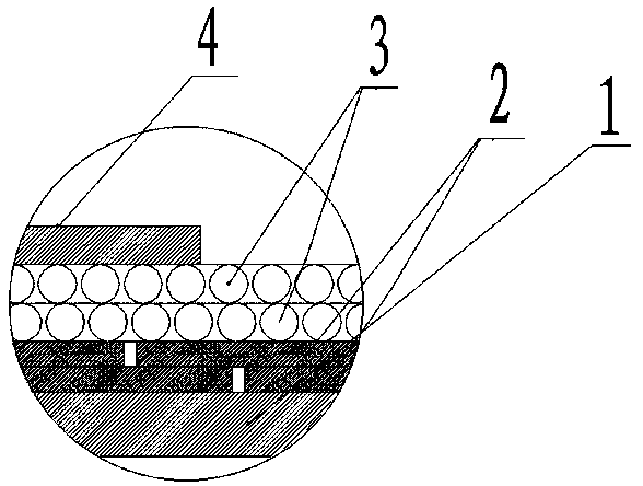 Flexible composite high-pressure delivery pipe