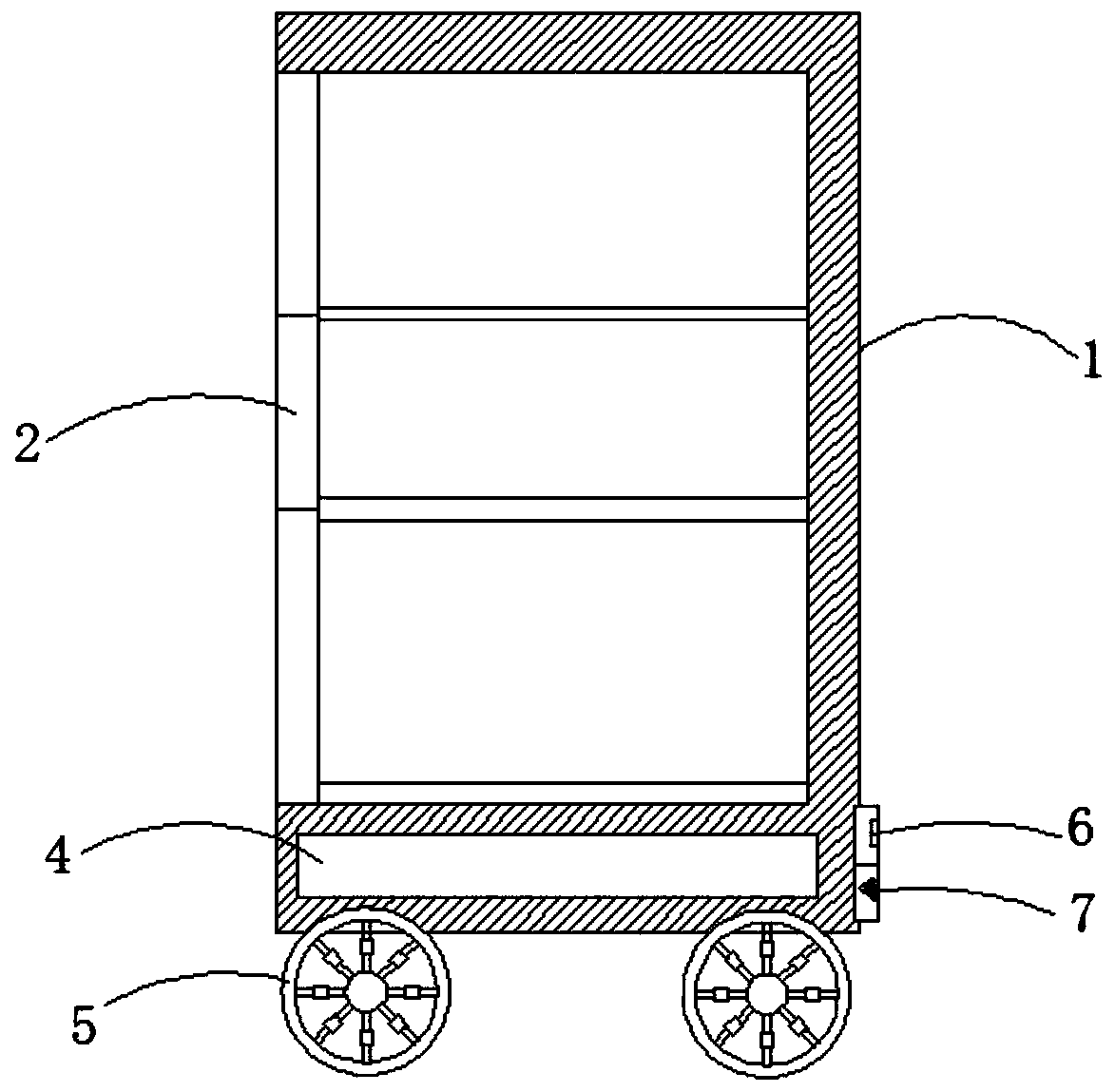 Indoor transportation robot for medical consumables