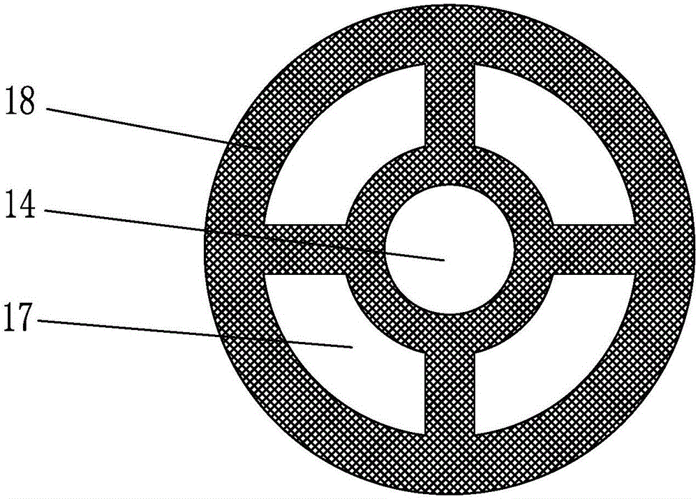 A heat pipe of an instant water faucet