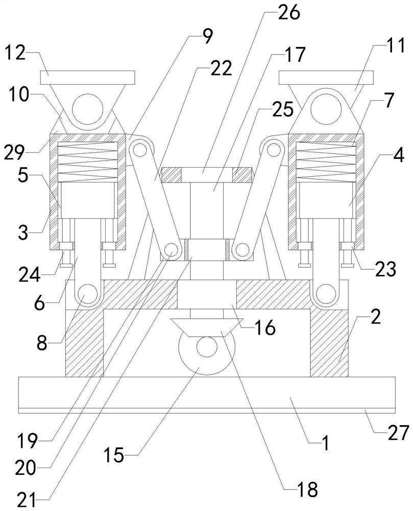 Comprehensive anti-seismic support based on corrosion-resistant stainless steel base material