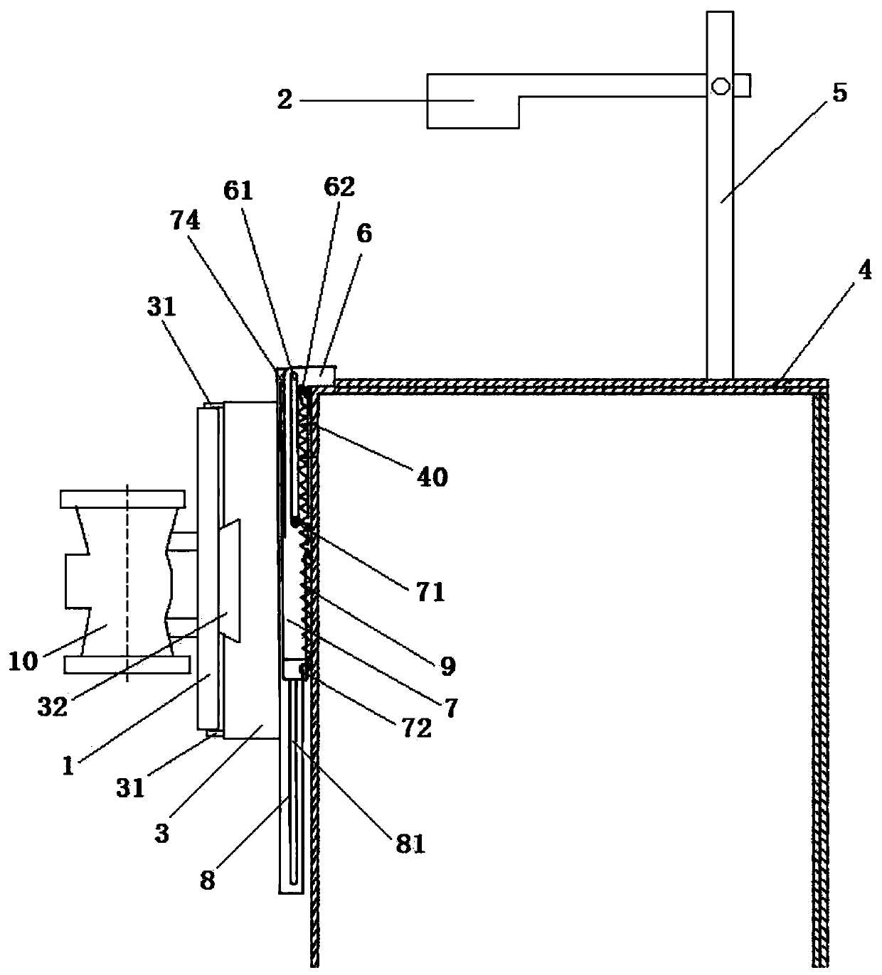 Work fixture for processing brake valve body