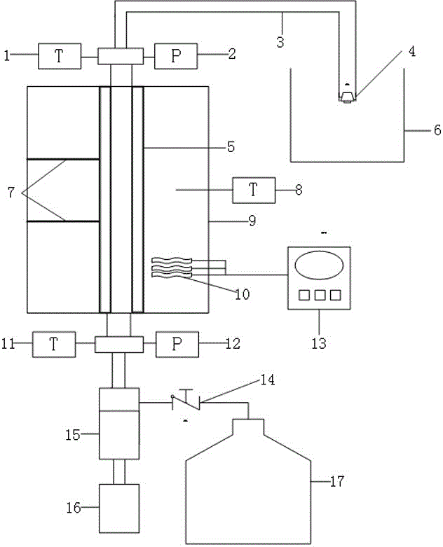 Dynamic simulation and evaluation device for chemical paraffin remover and evaluation method