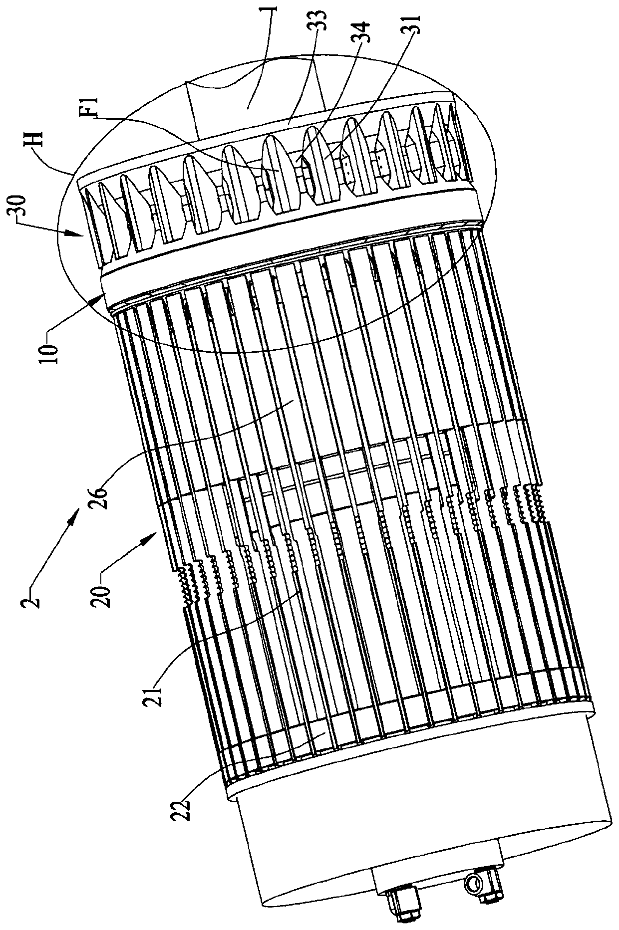 Tyre forming drum