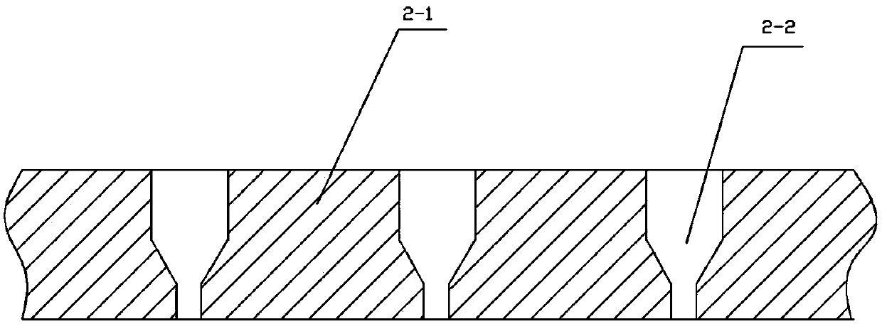 Spinneret plate for producing non-woven matrixes and cooling and shaping device of spinneret plate