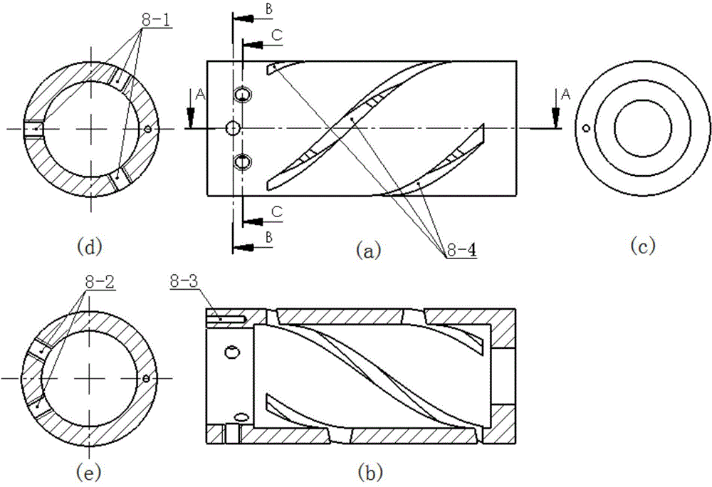 Linear Rotary Coupling Output Type Piezoelectric Actuator