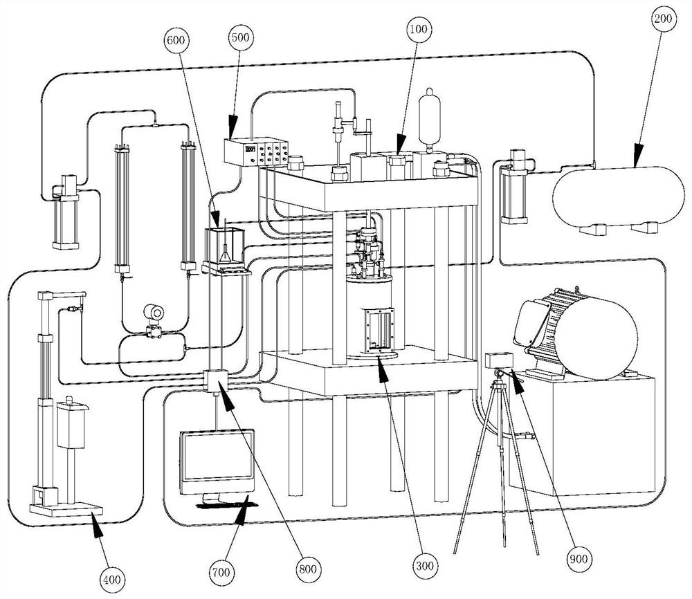 A dynamic and static triaxial test device that can eliminate the influence of membrane embedding effect