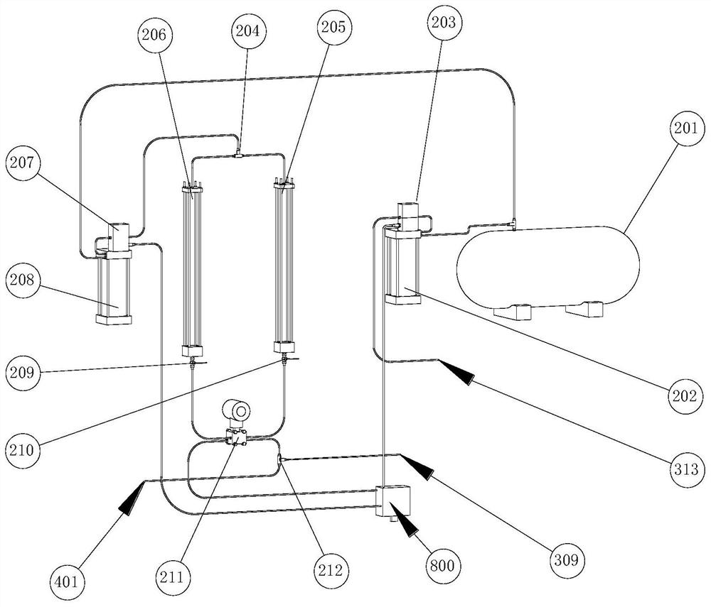 A dynamic and static triaxial test device that can eliminate the influence of membrane embedding effect