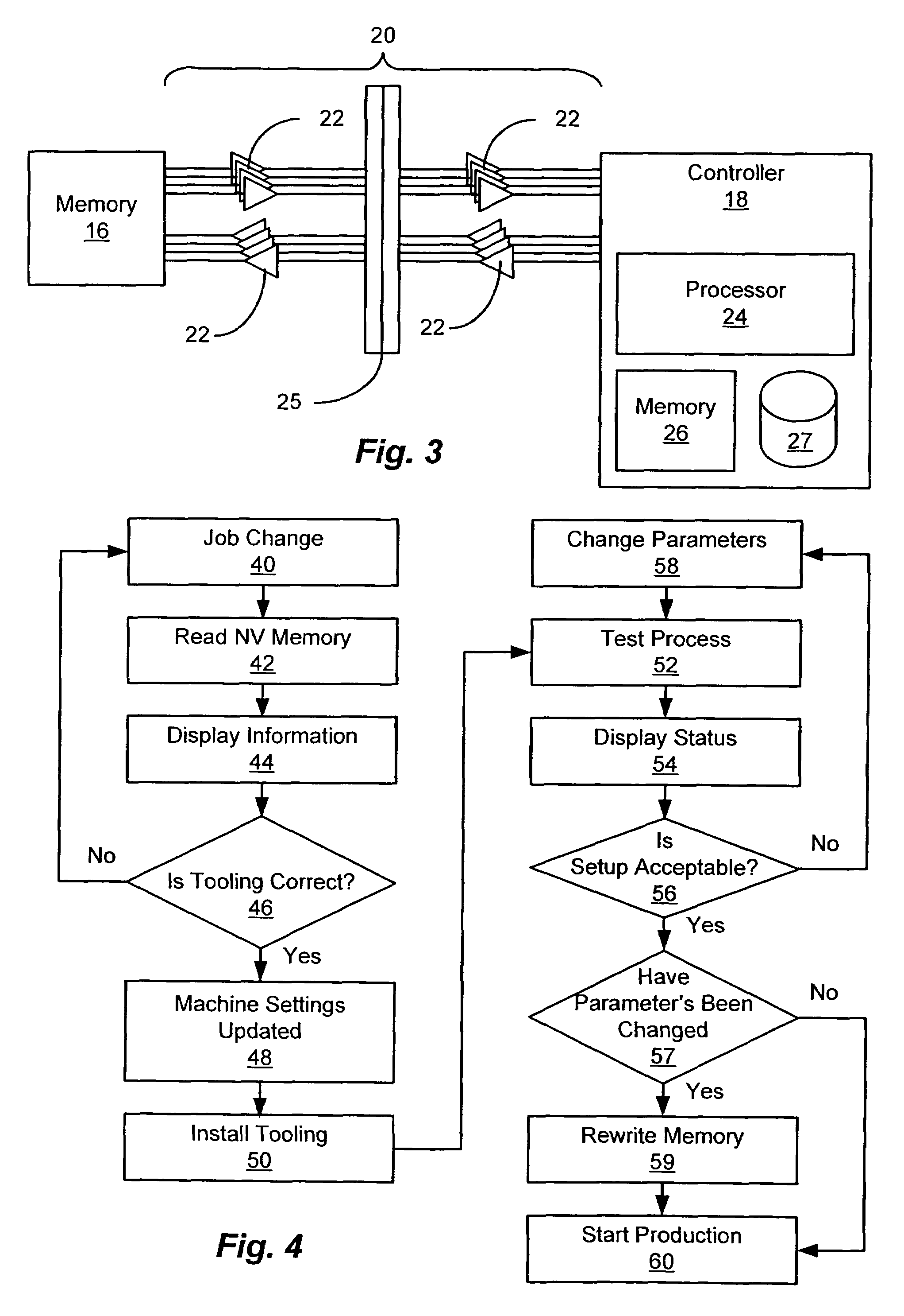 Automated machine setup with modular tooling