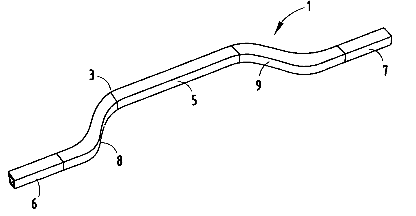 Method for making a non-driving vehicle axle beam