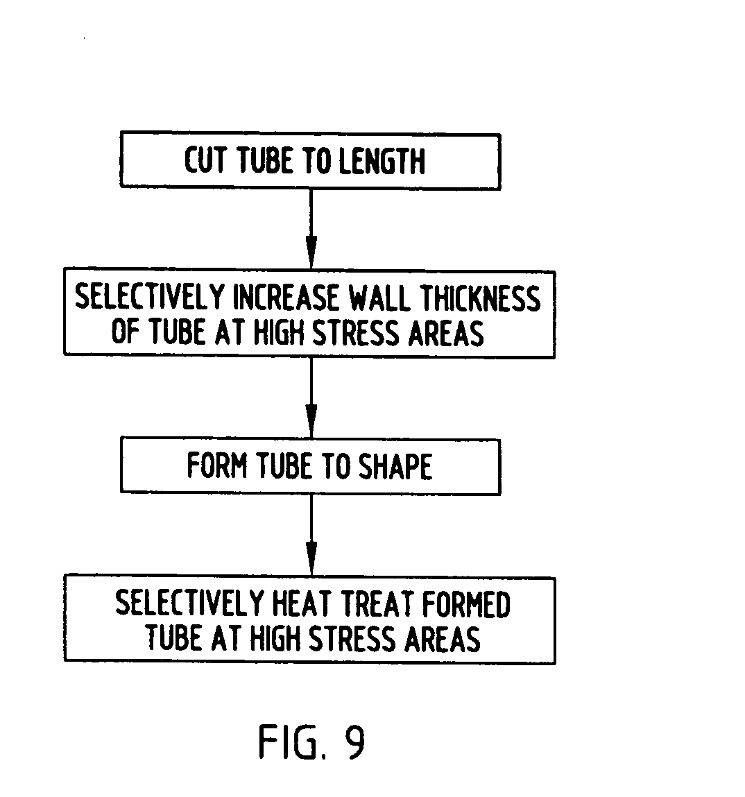 Method for making a non-driving vehicle axle beam