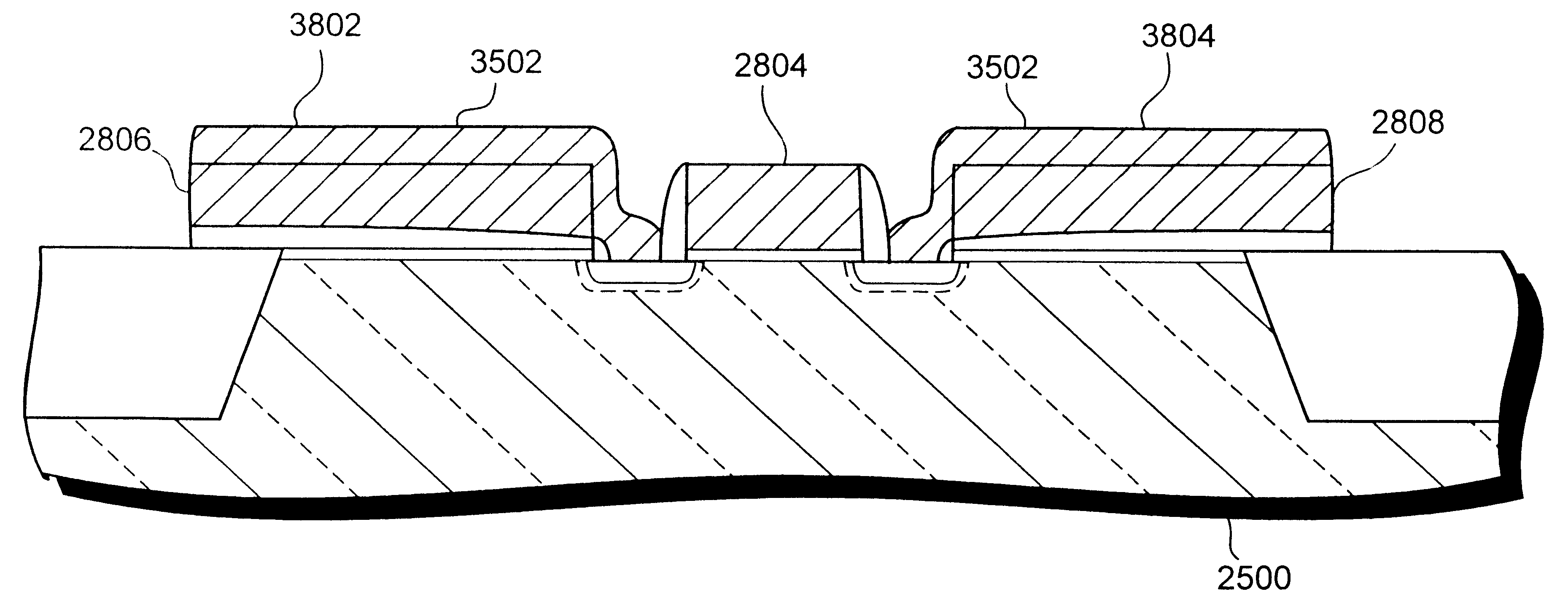 Method for forming transistors with raised source and drains and device formed thereby