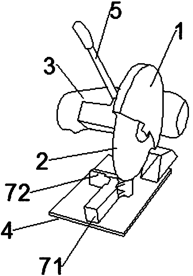 High-efficient cutting machine with universal wheels