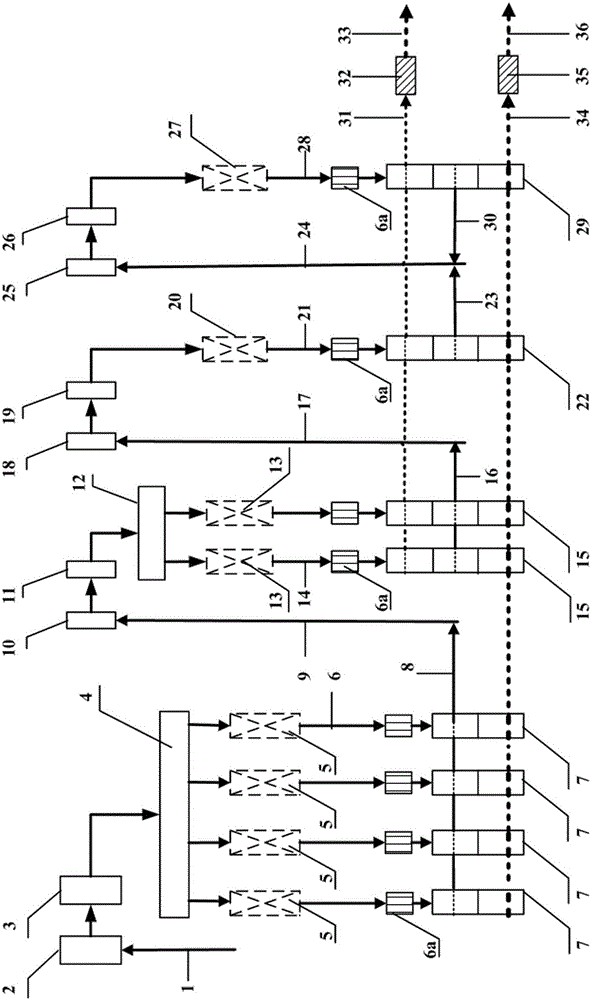 High-efficiency and energy-saving leaf threshing and air separation process