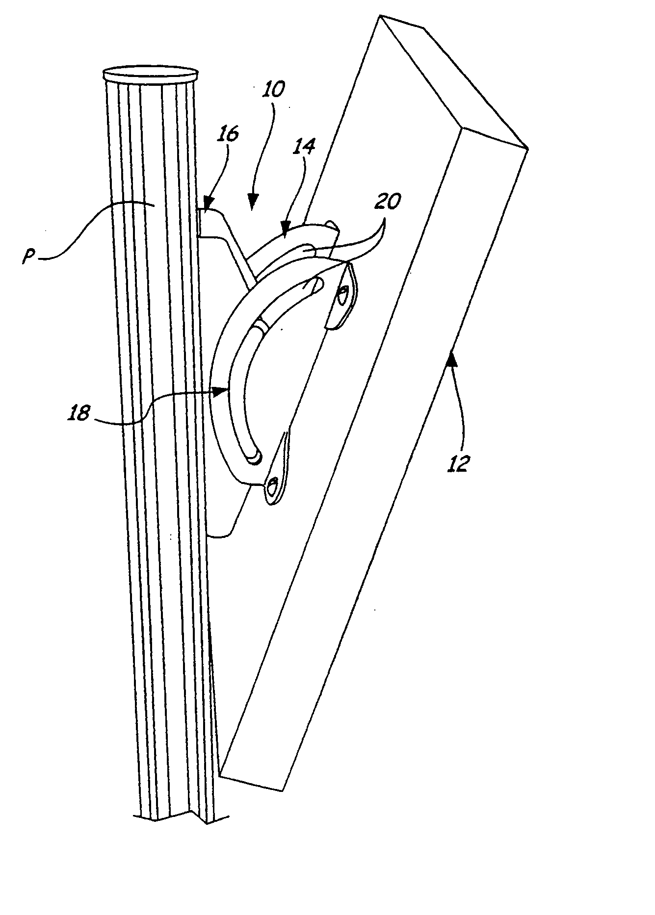 Adjustable tilt mount