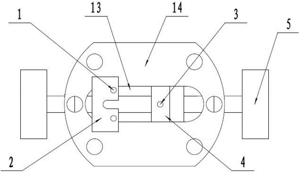 Device for measuring part concealed portion gap value