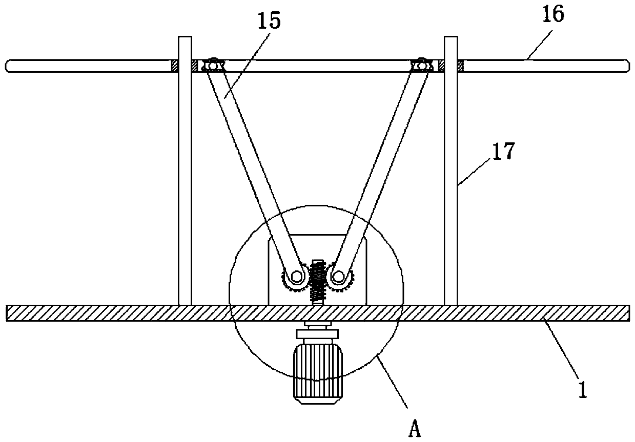 Blockboard cutting device based on screw drive theory