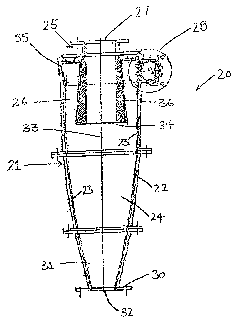 Cyclone for dense medium separation