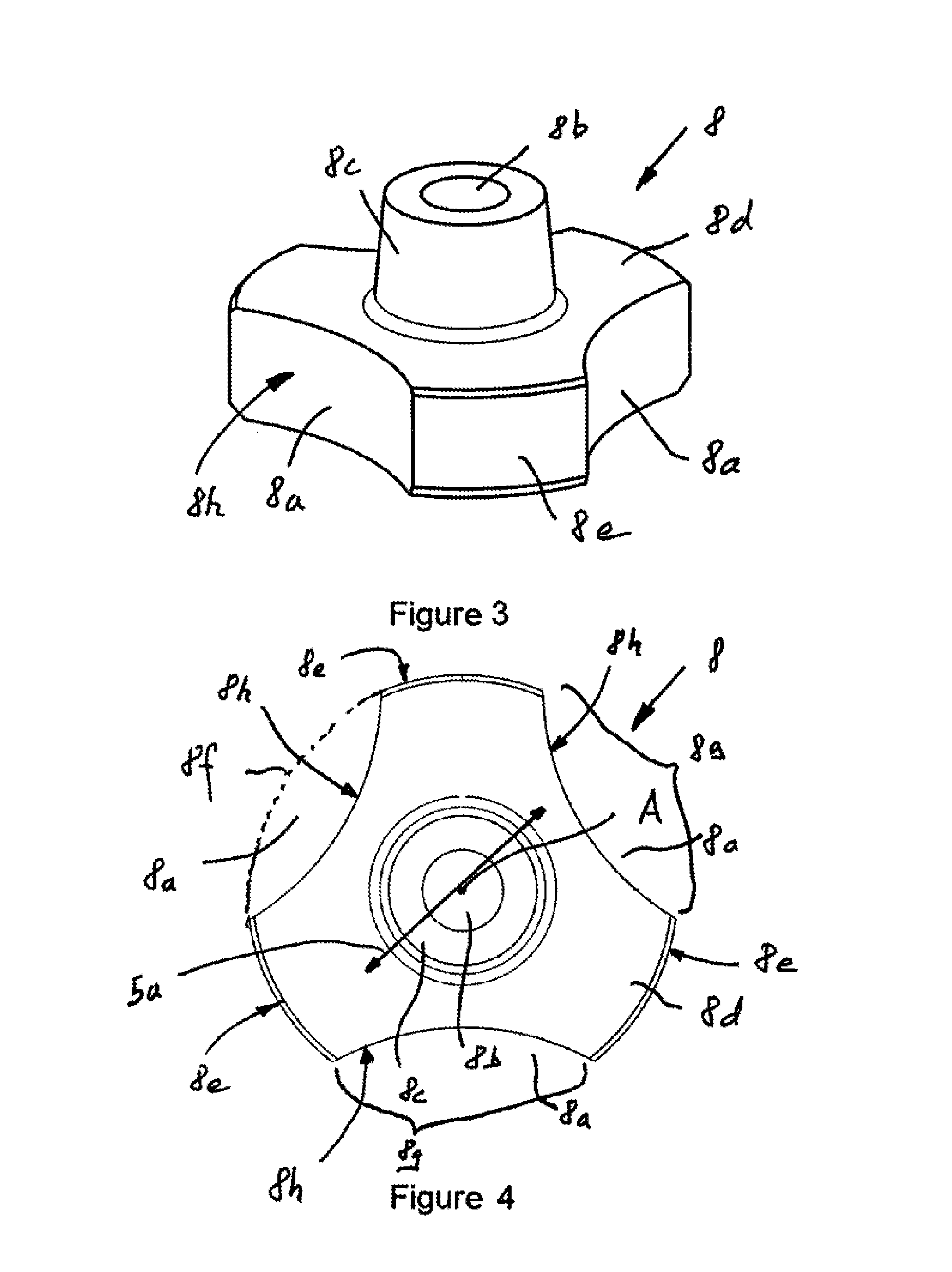 Poppet valve for a compressor