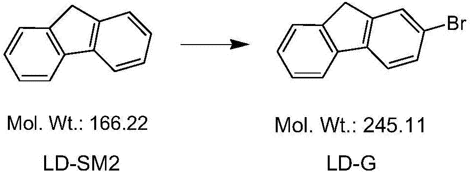 Ledipasvir key intermediate and preparation method thereof