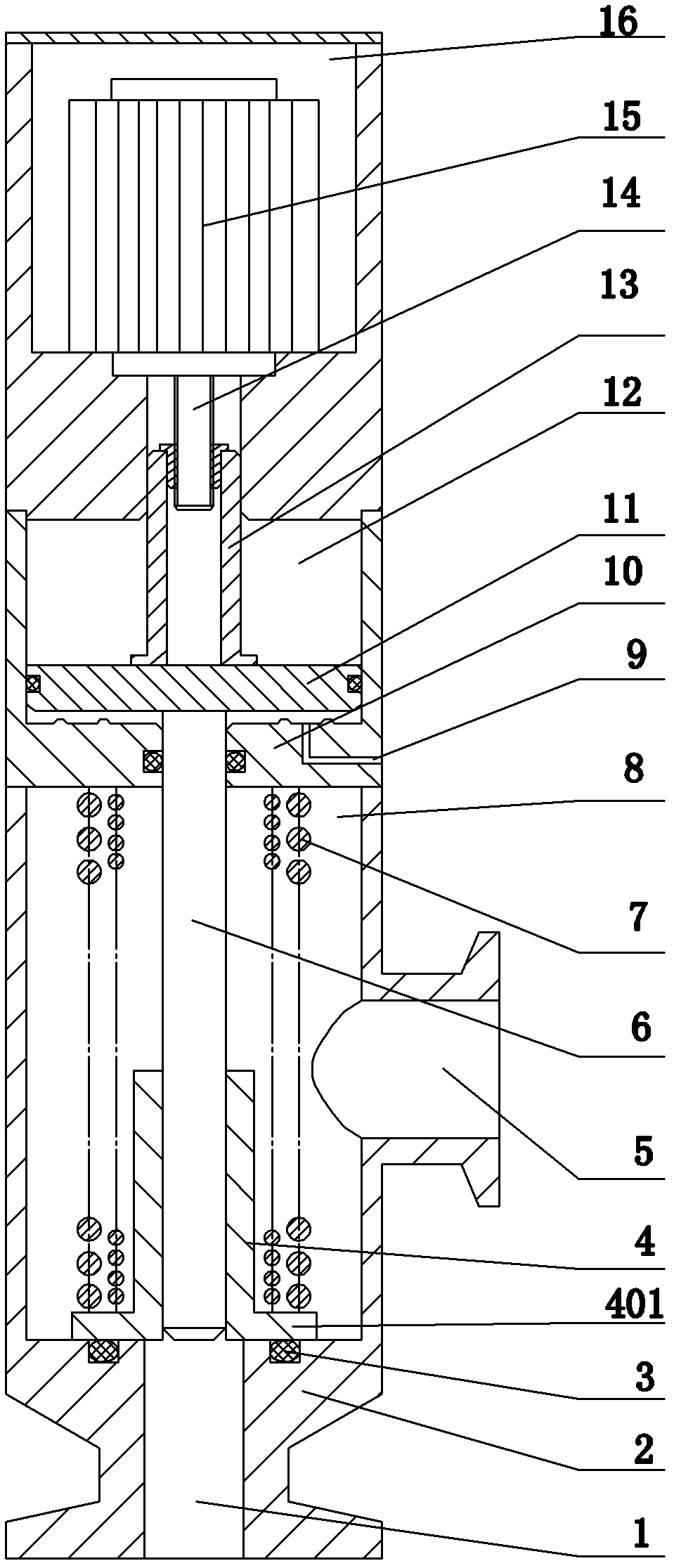 Control valve capable of precisely and freely regulating and controlling pressure